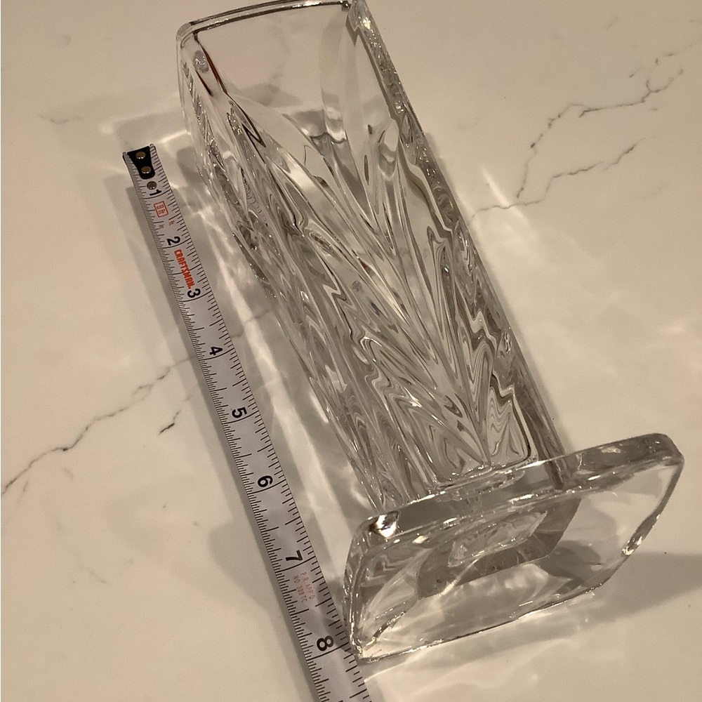 EUC Cut Glass Vase - Picture 4 of 6